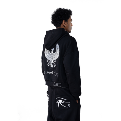 WILL OF HERU HEAVY ZIP UP HOODIE