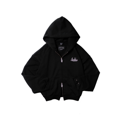 WILL OF HERU HEAVY ZIP UP HOODIE